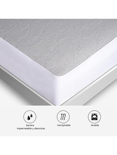 Foto 2 | Foto 2 | Protector Bedgear Grey Air-x Matrimonial