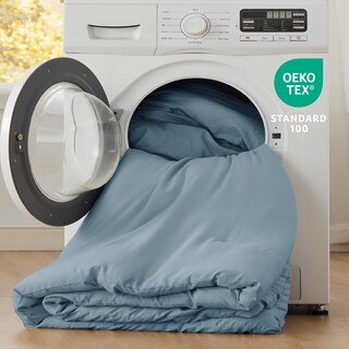 Foto 5 | Foto 5 | Juego De Edredón Bedsure Extragrande King, Color Azul Mineral, 3 Piezas - Venta Internacional.