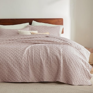 Foto 1 | Foto 1 | Colcha para Cama King, Rosa - Venta Internacional