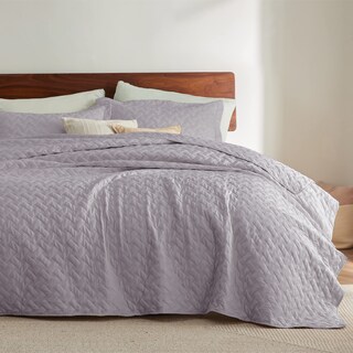 Foto 1 | Foto 1 | Colcha Bedsure Queen Violeta con 2 Fundas de Almohada - Venta Internacional