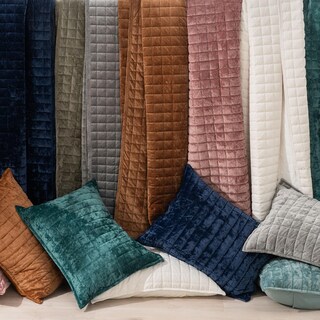 Foto 6 | Foto 6 | Juego De Colcha Recyco Luxury Velvet King Size Con 2 Fundas De Terracota - Venta Internacional.