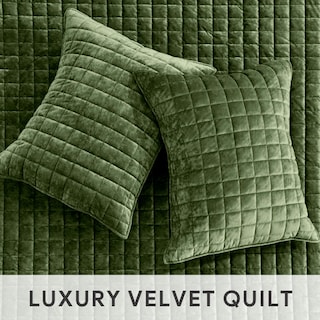 Foto 4 | Foto 4 | Juego De Edredón Recyco Luxury Velvet Full Queen Con 2 Fundas Loden - Venta Internacional.