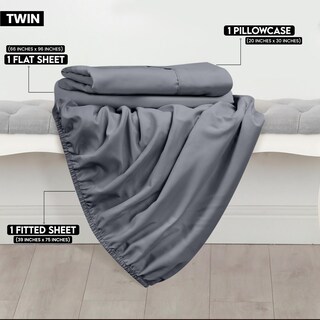 Foto 2 | Foto 2 | Juego De Sábanas Utopia Bedding, Tamaño Doble, Microfibra Cepillada - Venta Internacional.