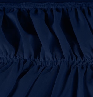 Foto 5 | Foto 5 | Falda De Cama Utopia Bedding Elástica De Microfibra King Navy - Venta Internacional.