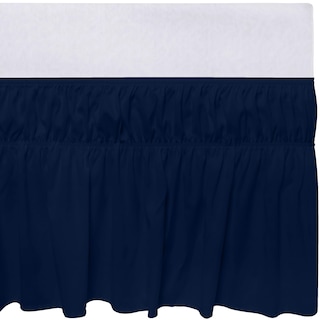 Foto 6 | Foto 6 | Falda De Cama Utopia Bedding Elástica De Microfibra King Navy - Venta Internacional.