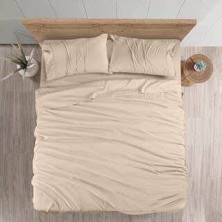 Foto 3 | Foto 3 | Juego De Sábanas Utopia Bedding Queen De Microfibra Cepillada, Color Beige - Venta Internacional.