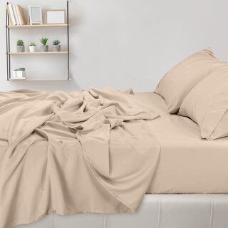 Foto 4 | Foto 4 | Juego De Sábanas Utopia Bedding Queen De Microfibra Cepillada, Color Beige - Venta Internacional.