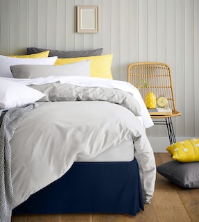 Foto 6 | Foto 6 | Falda De Cama Utopia Bedding Para Cama Doble, Cuádruple, Plisada, Con Volantes, Azul Marino - Venta Internacional.