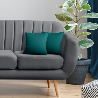 Foto 4 | Foto 4 | Almohadas Utopia Bedding, Color Verde Azulado Oscuro, 40 X 40 Cm, Paquete De 2 - Venta Internacional.
