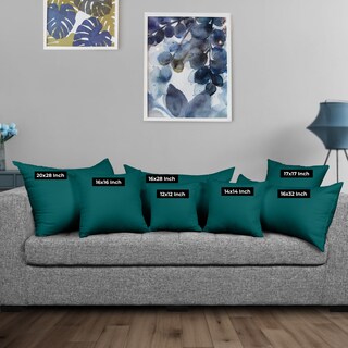 Foto 5 | Foto 5 | Almohadas Utopia Bedding, Color Verde Azulado Oscuro, 40 X 40 Cm, Paquete De 2 - Venta Internacional.