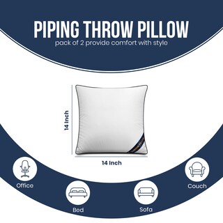 Foto 2 | Foto 2 | Almohada Utopia Bedding 2 Unidades 35 x 35 cm Blanco - Venta Internacional