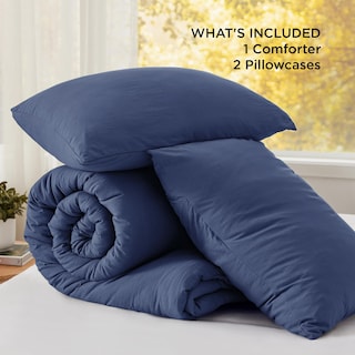 Foto 6 | Foto 6 | Juego De Edredón Bedsure California King Navy De 3 Piezas - Venta Internacional.