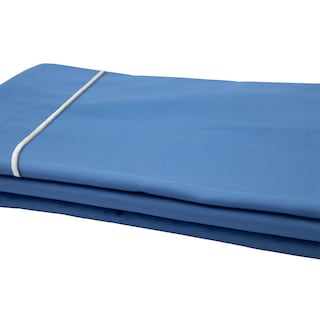 Foto 4 | Foto 4 | Sábanas Rogga Royal Touch Color Azul Medio King Size + Almohada Royal Twin