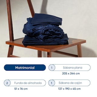 Foto 8 | Foto 8 | Juego De Sábanas De Algodón Tipo Satín Luuna, Matrimonial, 1 Juego De 4 Piezas