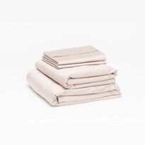 Juego De Sábanas De Algodón Tipo Satín Luuna, King Size, 1 Juego De 4 Piezas