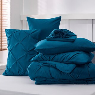 Foto 7 | Foto 7 | Juego De Edredón Bedsure California King Teal Con 7 Piezas - Venta Internacional.