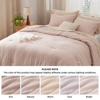 Foto 7 | Foto 7 | Juego De Edredón Bedsure Queen Size Dusty Rose, 3 Piezas - Venta Internacional.