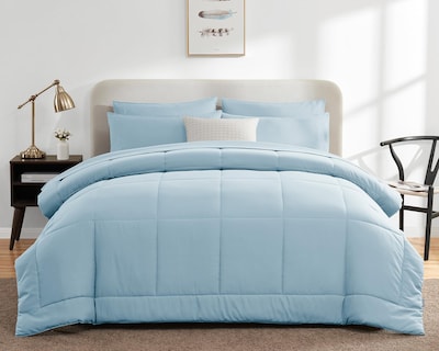 Foto 1 | Foto 1 | Juego de Edredón Cozylux King Azul 7 Piezas - Venta Internacional