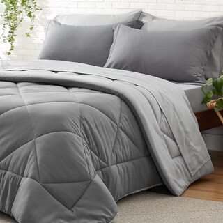 Foto 1 | Foto 1 | Edredón Queen Size con Sábanas Bedelite Gris 7 Piezas - Venta Internacional