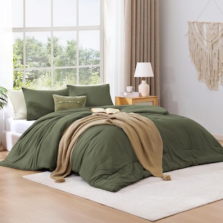 Foto 2 | Foto 2 | Edredón King Size con Fundas de Almohada Wrensonge Verde 3 Piezas - Venta Internacional