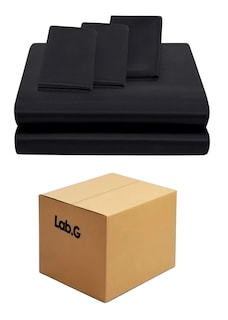 Foto 1 | Foto 1 | Sabana Lujosa De Satin King Size Negro