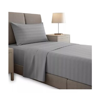 Foto 1 | Foto 1 | Juego De Sábanas Individual Microfibra Ultra Suave Premium Gris Claro