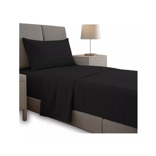 Foto 1 | Foto 1 | Juego De Sábanas Individual Microfibra Ultra Suave Premium Negro