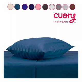 Foto 5 | Foto 5 | Juego De Sábanas Individual Microfibra Ultra Suave Premium Azul