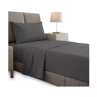 Foto 1 | Foto 1 | Juego De Sábanas Individual Microfibra Ultra Suave Premium Gris Oscuro