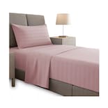 Juego De Sábanas Individual Microfibra Ultra Suave Premium Rosa