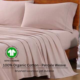 Foto 3 | Foto 3 | Juego De Sábanas Lane Linen Para Cama De Tamaño Completo, 100% Algodón Orgánico - Venta Internacional.