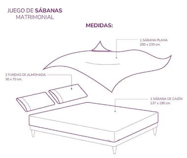 Foto 3 | Foto 3 | Lujosas Sábanas Matrimoniales Xtellar, Suaves Y Frescas Para Comodidad Máxima