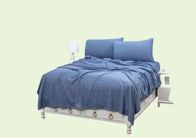 Foto 1 | Foto 1 | Xtellar Juego De Sábanas Matrimoniales Y Fundas De Almohada De Microfibra Con Estampado Elegante