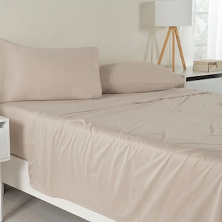 Foto 1 | Foto 1 | Sábanas Con Fundas De Almohada Jersey Soft Individual Almond 3 Pack