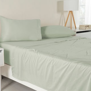 Foto 1 | Foto 1 | Sábanas Con Fundas De Almohada Jersey Soft Queen Size Mint 4 Pack
