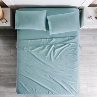 Foto 1 | Foto 1 | Sábanas Con Fundas De Almohada Cabos Matrimonial Menta 4 Pack