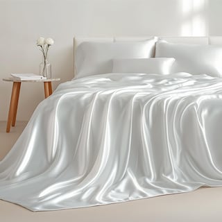 Foto 2 | Foto 2 | Sábanas De Satén Bedsure Tamaño Queen, Similares A Las Sábanas De Seda, Sábanas Sedosas Para Cama Ta - Venta Internacional.