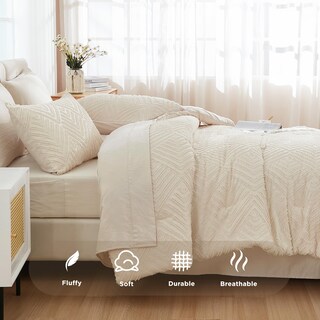 Foto 7 | Foto 7 | Juego De Edredón Andency California King Beige, 7 Piezas - Venta Internacional.