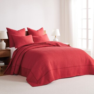 Foto 2 | Foto 2 | Juego De Colchas Levtex Home Cross Stitch Red Queen +2 Fundas - Venta Internacional.