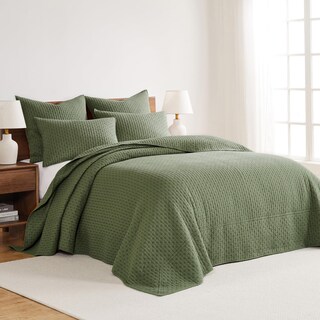 Foto 6 | Foto 6 | Juego De Colchas Levtex Home, Punto De Cruz, Color Verde Bosque - Venta Internacional