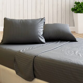 Foto 4 | Foto 4 | Juego De Sabanas Tacto Seda King Size 4 Piezas Gris Oxford