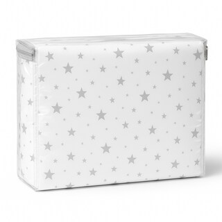 Foto 4 | Foto 4 | Juego De Sábanas Algodón Percal Básica 200 - Estampada - Estrella - King Size
