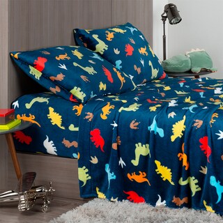 Foto 2 | Foto 2 | Juego De Sábana Invernal Esquimal Matrimonial Jurásico