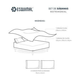 Foto 4 | Foto 4 | Juego De Sábana Invernal Esquimal Matrimonial Jurásico