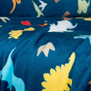 Foto 6 | Foto 6 | Juego De Sábana Invernal Esquimal Matrimonial Jurásico