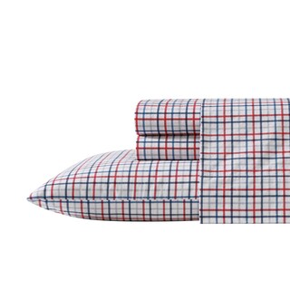 Foto 1 | Foto 1 | Juego De Sábanas Nautica Cotton Percale Crisp & Cool Queen Red - Venta Internacional.