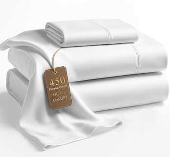 Foto 1 | Foto 1 | Juego De Sábanas Lane Linen 100% Algodón 450tc Twin Naturally Cooling - Venta Internacional.