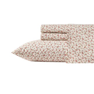 Foto 1 | Foto 1 | Juego De Sábanas Laura Ashley Sweet Success De Algodón Rosa Percal - Venta Internacional.