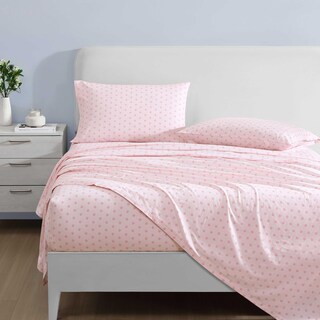 Foto 2 | Foto 2 | Juego De Ropa De Cama Laura Ashley Completo De Algodón Percal Festoneado Rosa - Venta Internacional.