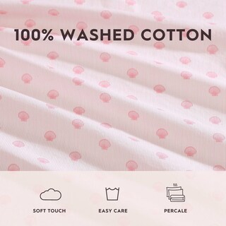 Foto 6 | Foto 6 | Juego De Ropa De Cama Laura Ashley Completo De Algodón Percal Festoneado Rosa - Venta Internacional.